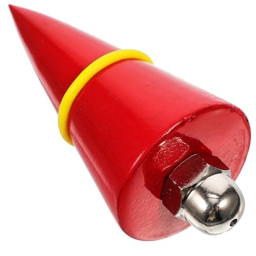 Image of Beavorty Plumb Bob and Line Set 300G Steel Vertical Measuring Tool with 12M Wire for Construction Site and Drywall Use Random Color