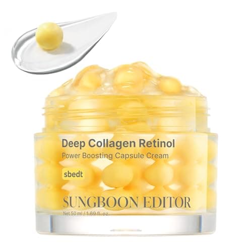 Image of SUNGBOON EDITOR Deep Collagen Retinol Power Boosting Capsule Cream Microneedling, 1.69 Fl Oz (Pack Of 1)