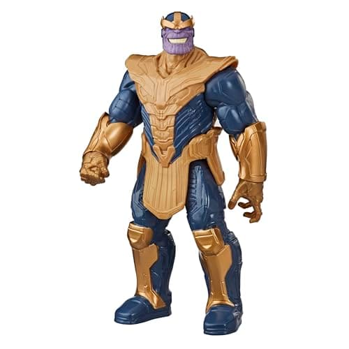 Image of avengers Marvel Titan Hero Series Deluxe Thanos Action Figure, Brown