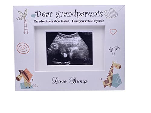 Image of Baby Announcement Grandparents to be Scan Photo Frame Gift
