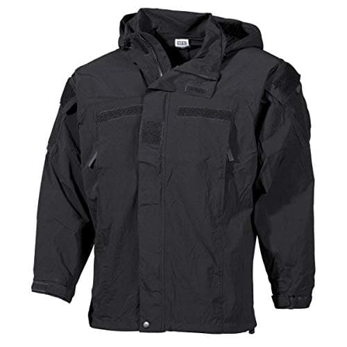 Image of MFH Men's US Soft Shell Jacket Level 5 Black Size L