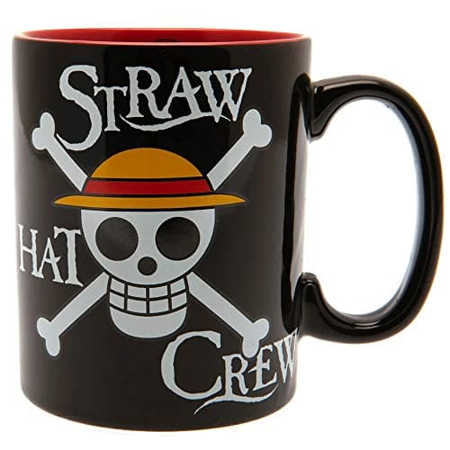 Image of ABYSTYLE One Piece Luffy & Skull Large Mug