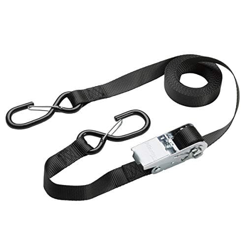 Image of Master Lock Certified Ratchet Strap with S Hook, Black, 5 m