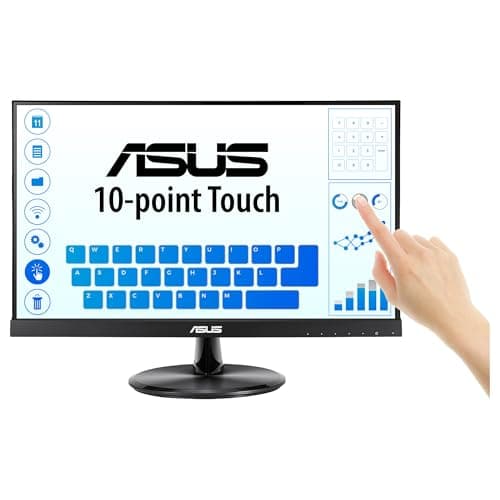 Image of ASUS VT229H 21.5 Inch Monitor, FHD(1920x1080), IPS, 10-point Touch Monitor, HDMI, Flicker free, Low Blue Light, TUV certified