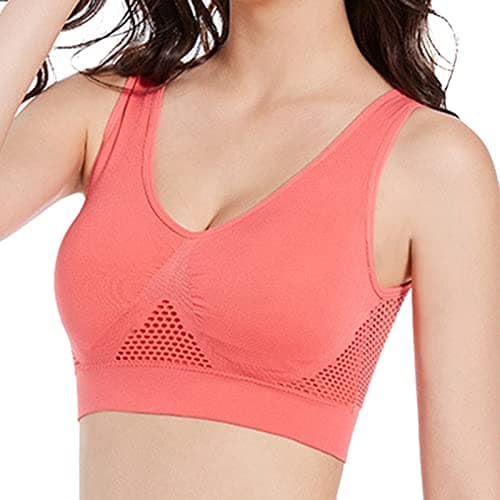 Image of Generisch Product Category Bra 2 - Product Title Women Yoga Gym Fitness Sports Bra Push-Up Hollow Bra Workout Gym Yoga Bra, Red (watermelon red), L