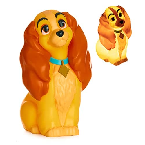 Image of Lady and the Tramp Light - Officially Licensed Disney Home Décor, Featuring Lady, American Cocker Spaniel Shaped Lamp, Gift for Disney Fans, 17cm (6.7in) | Paladone