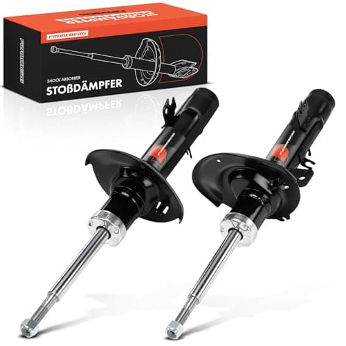 Image of Frankberg 2x Shock Absorber Strut Front Left Right 425mm Gas pressure Compatible with C3 III SX C3 Aircross II 2C 2R Crossland X P17 P2QO Replace# 9827238780