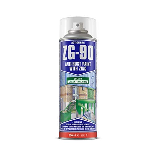 Image of ZG90 High Zinc Content Anti-rust Paint Green 500ml Aerosol