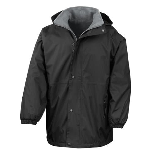 Image of Result Reversible Storm Stuff Fleece Jacket-2XL Black/Grey