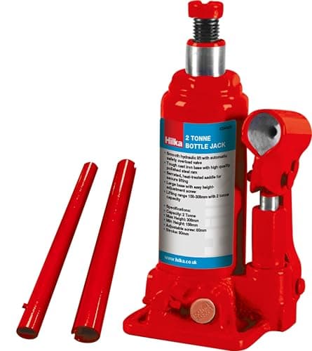 Image of Hilka 82240520 2 Tonne Bottle Jack, red