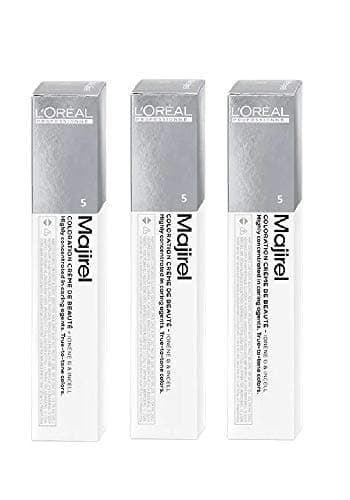 Image of 3 x Loreal Majirel hair colour 5 light brown
