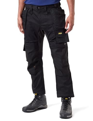 Image of Snickers Workwear Men's Trousers, Black, 56, Black, 39W x 32L