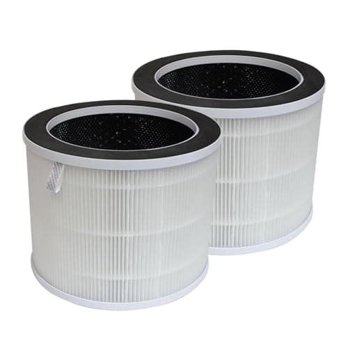 Image of PUREBURG Replacement Filters Compatible with Avalla R-2200 Air Purifiers, 2-Pack H13 True HEPA Activated Carbon 3-Stage Filtration Dust Odor Clean