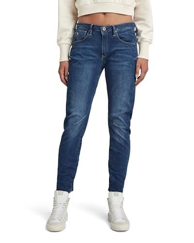Image of G-Star Women's Arc 3D Low Waist Boyfriend Jeans, Blue (Medium Aged 60892-6553-071), 28W / 32L
