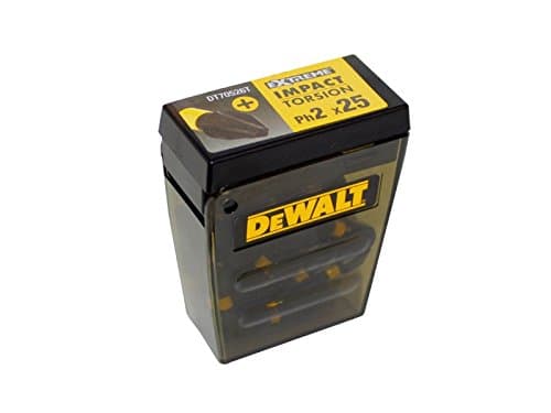 Image of DeWalt Dewalt DT70526T 25mm Impact Torsion Screwdriver PH2 Bits (25 Pack Tic Tac Dispenser)