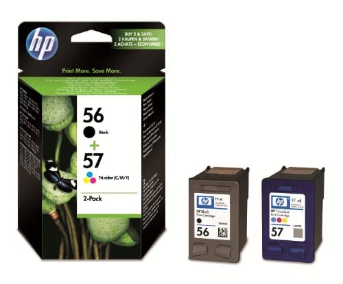 Image of HP 56/57 Combo Pack Ink Cartridge 1 x Colour (Cyan, Magenta, Yellow) 500 Pages