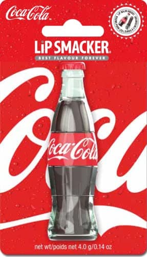 Image of Lip Smacker Coca-Cola Bottle Collection, Classic Coke Flavoured Lip Balm, Moisturizing and Refreshing, Single Blister Pack