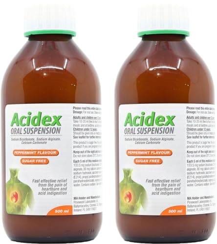 Image of 2 x Acidex Peppermint 500ml