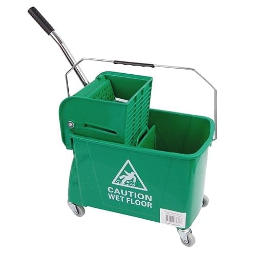 Image of Other CNT00053Mobile Mop Bucket and Wringer, 20 L, Green