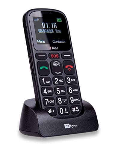 Image of TTfone Comet Big Button UK SIM-Free Emergency Mobile Phone - Black