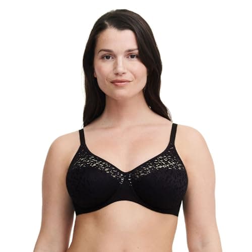 Image of Chantelle Women's Norah Chic Underwire Bra Molded, Black, 34E