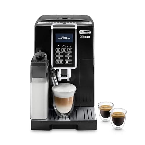 Image of De'Longhi 700039278 350.55.B De'Longhi Dinamica ECAM 3. Latte Creme Milk System 50x40x30 Black, Plastic, 1450 W, 1.8 liters