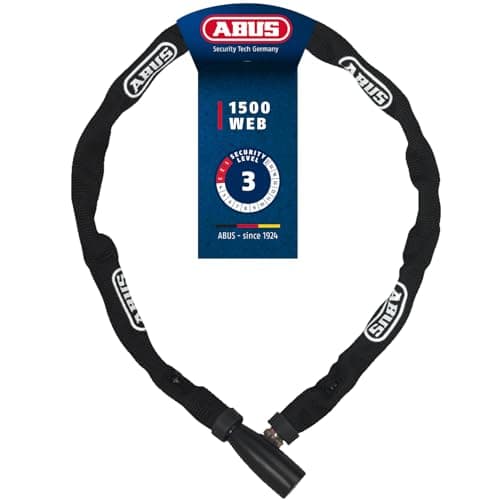 Image of ABUS chain lock 1500 Web - bicycle lock made of special steel - 4 mm thick round chain - security level 3