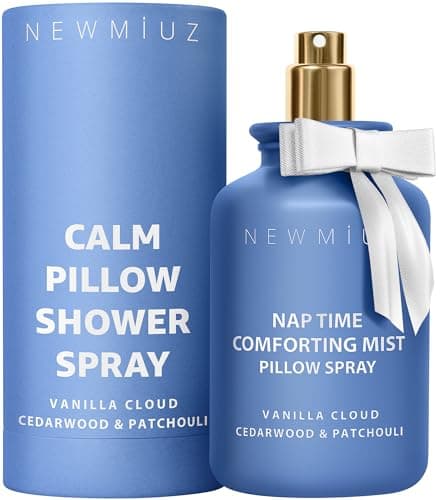 Image of Nap Time Pillow Spray - Vanilla Cedarwood Essential Oils Natural - Fast Acting Aromatherapy Mist for Restful Sleep Relaxation Calming Stress Relief - Bedtime & Shower Spray Luxury Self Care Gift