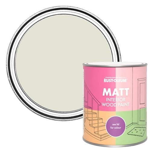 Image of Rust-Oleum Beige Interior Wood Paint in Matt Finish - Portland Stone 750ml