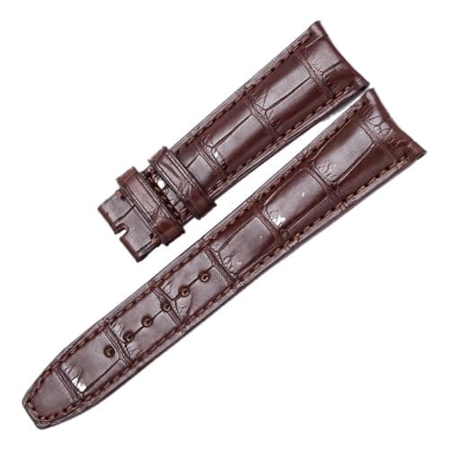 Image of PNESHGTT Compatible With BAUME ,MERCIER CLASSIMA 8688,8592 ALLIGATOR WATCH STRAP(GREEN BLUE,21mm)