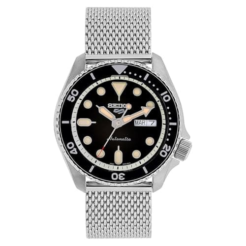 Image of Seiko Japanese Automatic Analog Men's Watch with Stainless Steel Strap SRPD73K1