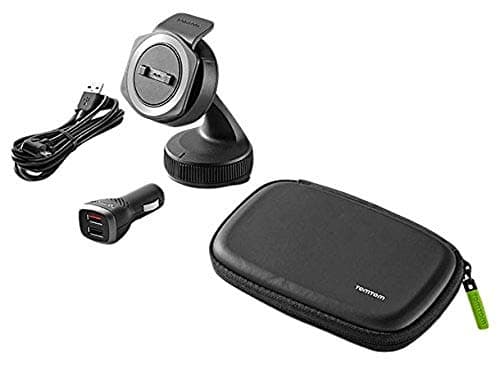 Image of TomTom Rider Sat Nav Car Mounting Kit for all TomTom Rider Motorcycle Sat Navs, includes car dashboard mount, high speed dual charger, cable and protective carry case (check compatibility list below)