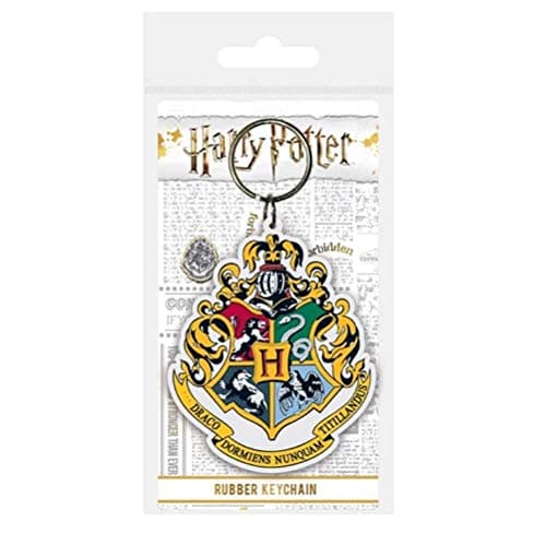 Image of Harry Potter - Hogwarts Crest Rubber Keyring