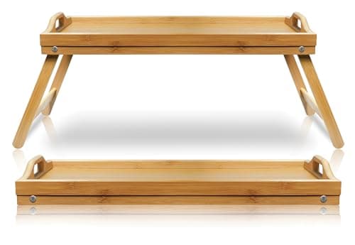 Image of Aidapt Wooden Lap Tray Table with Folding Legs.Homework,Crafts,Reading,Laptop Table.Easy to Store, Lightweight,Use in Bed or on Sofa