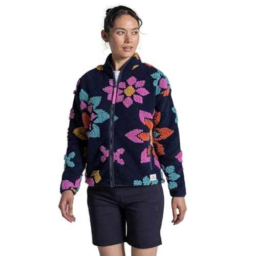 Image of Craghoppers Womens Jacket Catalina Fleece, Dark Sapphire Print, 18 EU