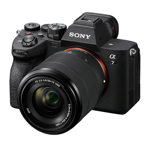 Image of Sony Alpha 7 IV Interchangeable Mirrorless Full-Frame Camera with 28-70mm Zoom Lens