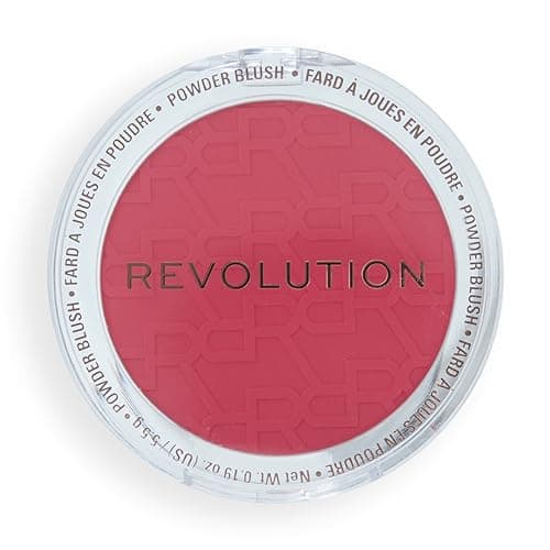 Image of Revolution Blusher Reloaded, Airbrush Effect, Buildable Blush, Soft Matte Finish, Vegan & Cruelty-Free, Vibe Check Mauve, 7.5g