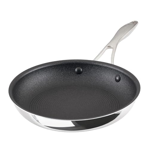 Image of Circulon Scratch Defense 25cm Stainless Steel Frying Pan with Extreme Non Stick – Induction Frying Pan, All Hob Suitable