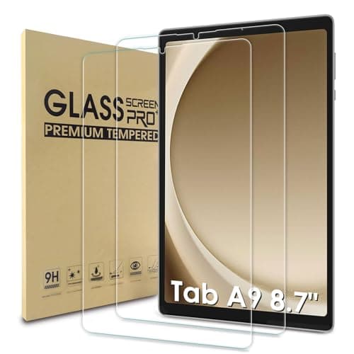 Image of WD&CD 2 Pack Screen Protector Compatible with Samsung Galaxy Tab A9 / A11 8.7 Inch, Tempered Glass Film Replacement for Galaxy Tab A11 / A9 8.7 Inch Anti Scratch Anti Bubble High Definition