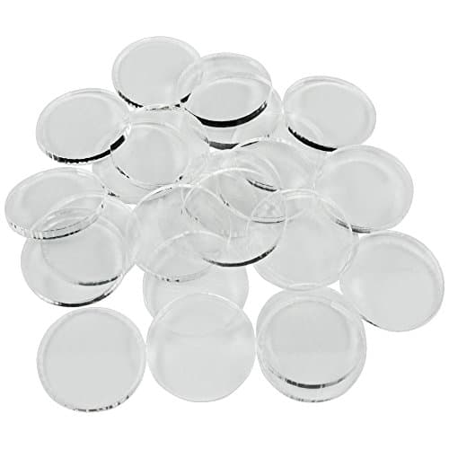 Image of LITKO Clear Miniature Bases, Circular 1-Inch, 3mm Clear (25)