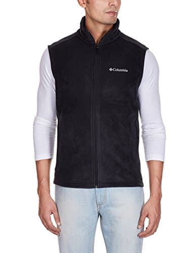 Image of Columbia Men's Cathedral Peak II Fleece Vest, Black, Medium