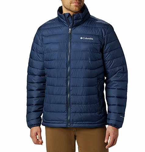 Image of Columbia Men's Powder Lite Jacket, Puffer Jacket, Collegiate Navy, Size S