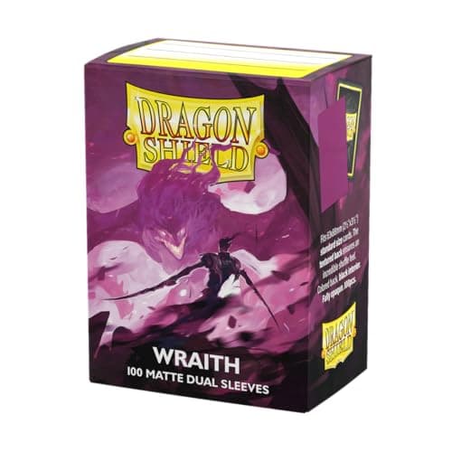 Image of Dragon Shield | Matte Dual Standard Size Card Sleeves | 100 CT - Smooth & Tough Premium TCG Sleeves - Compatible with Pokemon, Flesh & Blood, One Piece & Magic the Gathering | Wraith