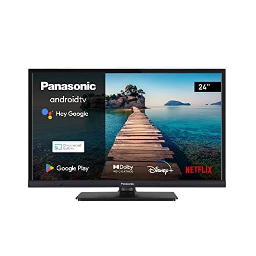 Image of Panasonic TX-24MS480B, 24 Inch HD LED 2023 TV, High Dynamic Range (HDR), Android TV, Google Assistant, Chromecast, Bluetooth, USB Media Player, Wireless LAN, Dark Titanium