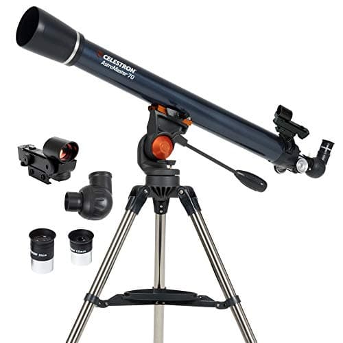 Image of Celestron 21061 AstroMaster 70AZ Refractor Telescope, Dark Blue