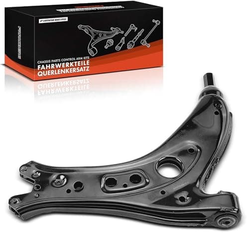 Image of Frankberg 1x Control Arm Suspension Arm Front Axle Compatible with Fabia I 6Y2 1.0L-2.0L 1999-2007 R.o.o.m.s.t.e.r 5J 1.2L-1.9L 2006-2008 Polo 9N 1.2L-1.9L 2001-2009 Replace# 6Q0407151D