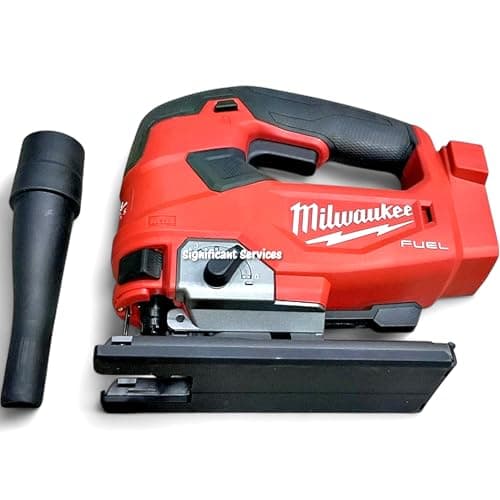 Image of Milwaukee M18 Fuel D-Handle Jigsaw, 18V, Brushless, 3500 RPM, 10T, 15° Angle, Black