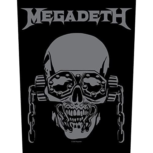 Image of Razamataz Megadeth # 3 Vic Rat Head Patch 36 x 29 cm