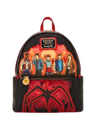 Image of Loungefly Stranger Things Group Portrait Light-Up Mini Backpack - BoxLunch Exclusive
