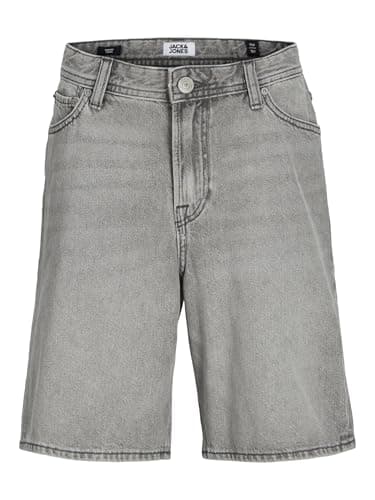 Image of Jack & Jones Boy Denim Shorts Loose Fit Denim Shorts Junior, Grey Denim, 146